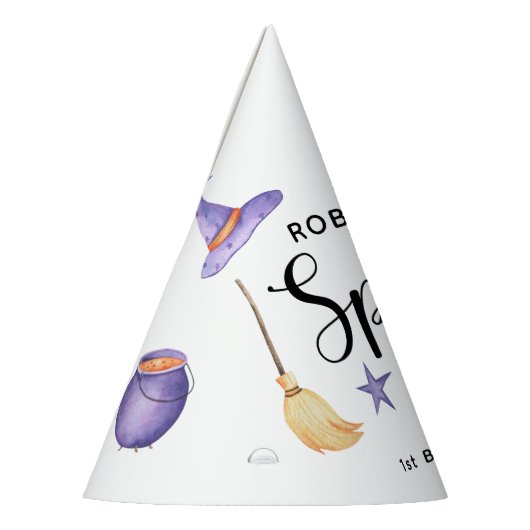 Spooky One Halloween Eerste verjaardagsfeestje Feesthoedjes (Links)