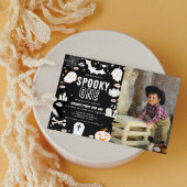 Spooky One Halloween eerste verjaardagsfeestje Kaart