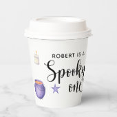 Spooky One Halloween Eerste verjaardagsfeestje Papieren Bekers (Voorkant)