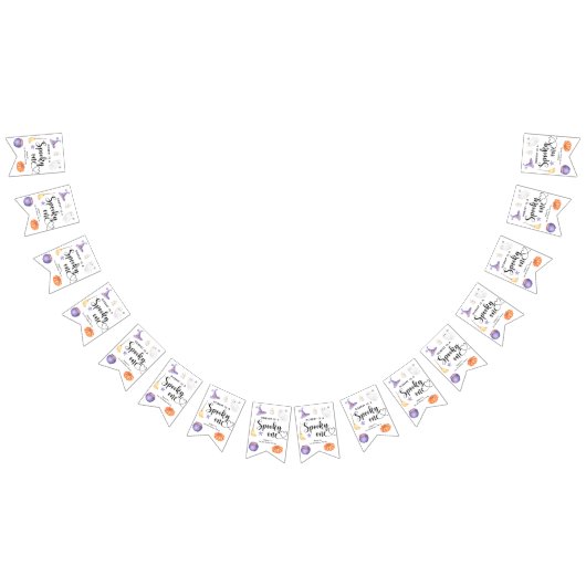 Spooky One Halloween Eerste verjaardagsfeestje Vlaggetjes (Alle)