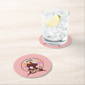 Spooky One Halloween First Birthday Ghost Party Ronde Kartonnen Onderzetter (Insitu)