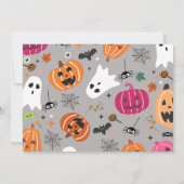 Spooky One Halloween Ghost 1e Verjaardag Foto Kaart (Achterkant)