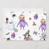 Spooky One Halloween Ghost 1e Verjaardag Foto Kaart (Achterkant)