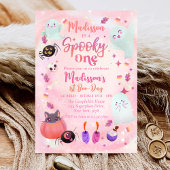 Spooky One Halloween Ghost 1e Verjaardag Kaart