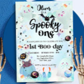 Spooky One Halloween Ghost 1e Verjaardag Kaart