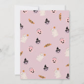 Spooky One Halloween Ghost Girl Verjaardag Kaart (Achterkant)