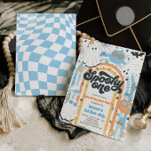 Spooky One Halloween Groovy Ghost 1e verjaardag Kaart