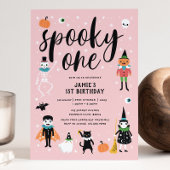 Spooky One Halloween Invitation Kaart