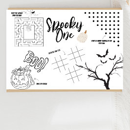 Spooky One | Halloween | Kinder Activiteit Placema