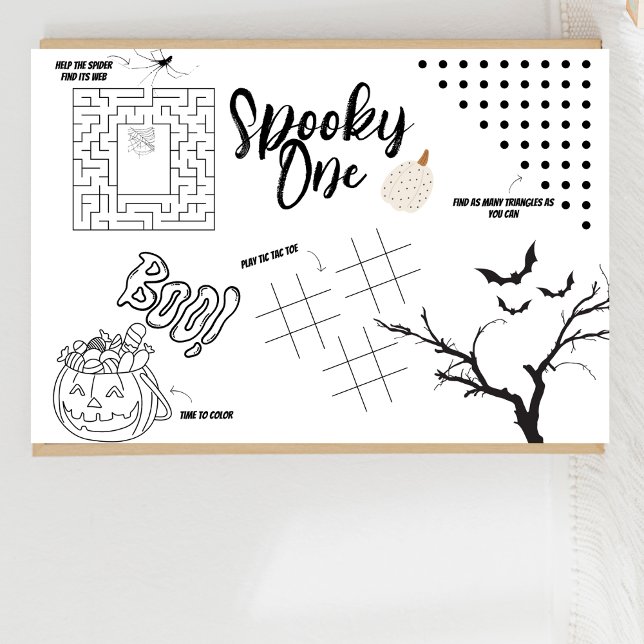 Spooky One | Halloween | Kinder Activiteit Placema (Creator heeft geüpload)