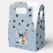 Spooky One Halloween Motieven Blauw 1e Verjaardag Bedankdoosjes (Geopend)