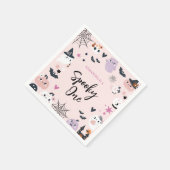 Spooky One Halloween Theme Verjaardag Servet (Hoek)