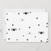 Spooky One Halloween Twin eerste verjaardagsfeestj Kaart (Achterkant)