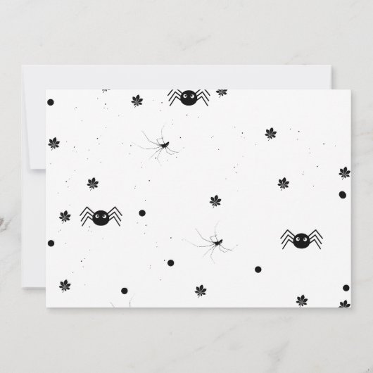 Spooky One Halloween Twin eerste verjaardagsfeestj Kaart (Achterkant)