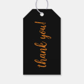 Spooky One Halloween Verjaardag Bedankt Cadeaulabel (Achterkant)