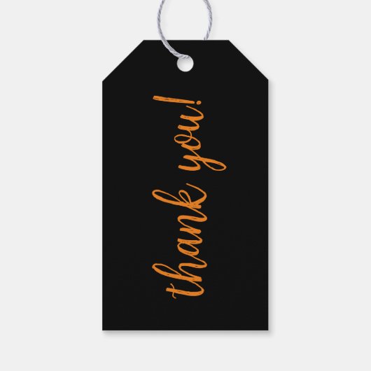 Spooky One Halloween Verjaardag Bedankt Cadeaulabel (Achterkant)