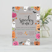 Spooky One Halloween Verjaardag Kaart (Staand voorkant)