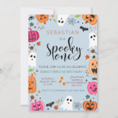 Spooky One Halloween Verjaardag Kaart (Voorkant)