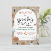 Spooky One Halloween Verjaardag Kaart (Staand voorkant)