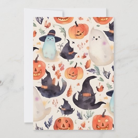 Spooky One Halloween Verjaardag Kaart (Achterkant)