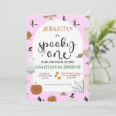 Spooky One Halloween Verjaardag Kaart (Staand voorkant)