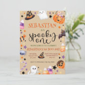 Spooky One Halloween Verjaardag Kaart (Staand voorkant)