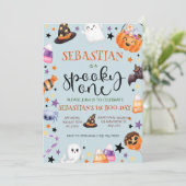 Spooky One Halloween Verjaardag Kaart (Staand voorkant)