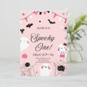 Spooky One Halloween Verjaardag Kaart (Staand voorkant)