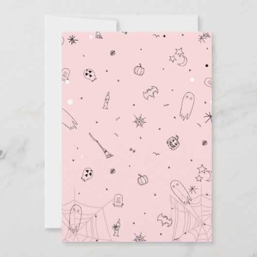 Spooky One Halloween Verjaardag Kaart (Achterkant)