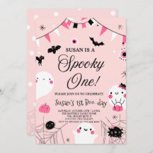 Spooky One Halloween Verjaardag