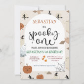 Spooky One Halloween Verjaardag Kaart (Voorkant)