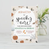 Spooky One Halloween Verjaardag Kaart (Staand voorkant)