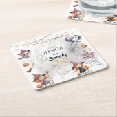 Spooky One Halloween Verjaardag Papier Onderzetter (Schuin)