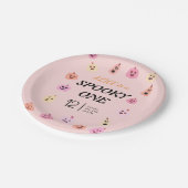 Spooky One Halloween Verjaardag Papieren Bordje (Gekanteld)