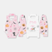 Spooky One Halloween verjaardag roze pompoenen Bedankdoosjes (Uitgevouwen)