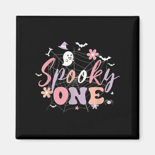 Spooky One Halloween Verjaardag voor Baby Girl of Magneet