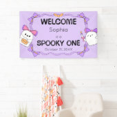 Spooky One Halloween Verjaardag Welkom Banner (Insitu)
