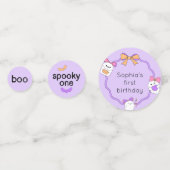 Spooky One Halloween Verjaardagstafel Confetti (Voorkanten)