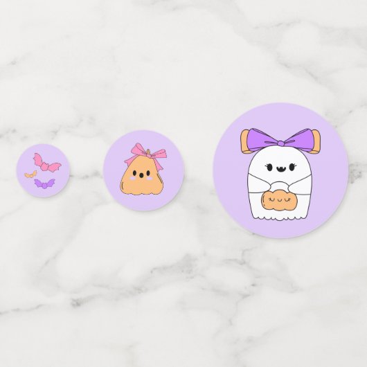 Spooky One Halloween Verjaardagstafel Confetti (Achterkanten)