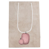 Spooky One Kawaii Ghost Halloween Verjaardag Medium Cadeauzakje (Achterkant)