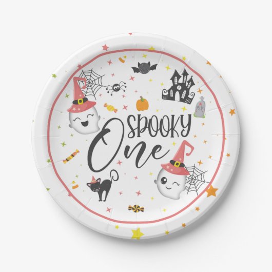 Spooky One Paper Bord - Girl White (Voorkant)