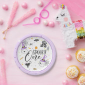 Spooky One Paper Bord - Paars (Feest)