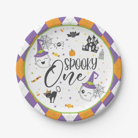Spooky One Paper Bord - White (Voorkant)