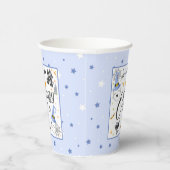 Spooky One Paper Cup - Blue Papieren Bekers (Rechts)