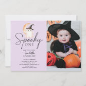 Spooky One Photo Birthday Kaart (Voorkant)
