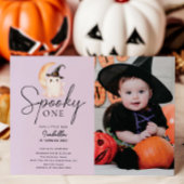 Spooky One Photo Birthday Kaart