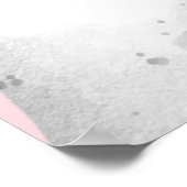 Spooky One Pink Ghost Halloween Verjaardag Welkom Poster (Hoek)