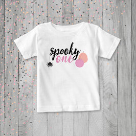 Spooky One Roze Eerste Verjaardag