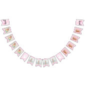 Spooky One Roze Eerste Verjaardag Vlaggetjes (Alle)