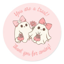 Spooky One Schattige Pink Ghost & Bows 1st Birthda